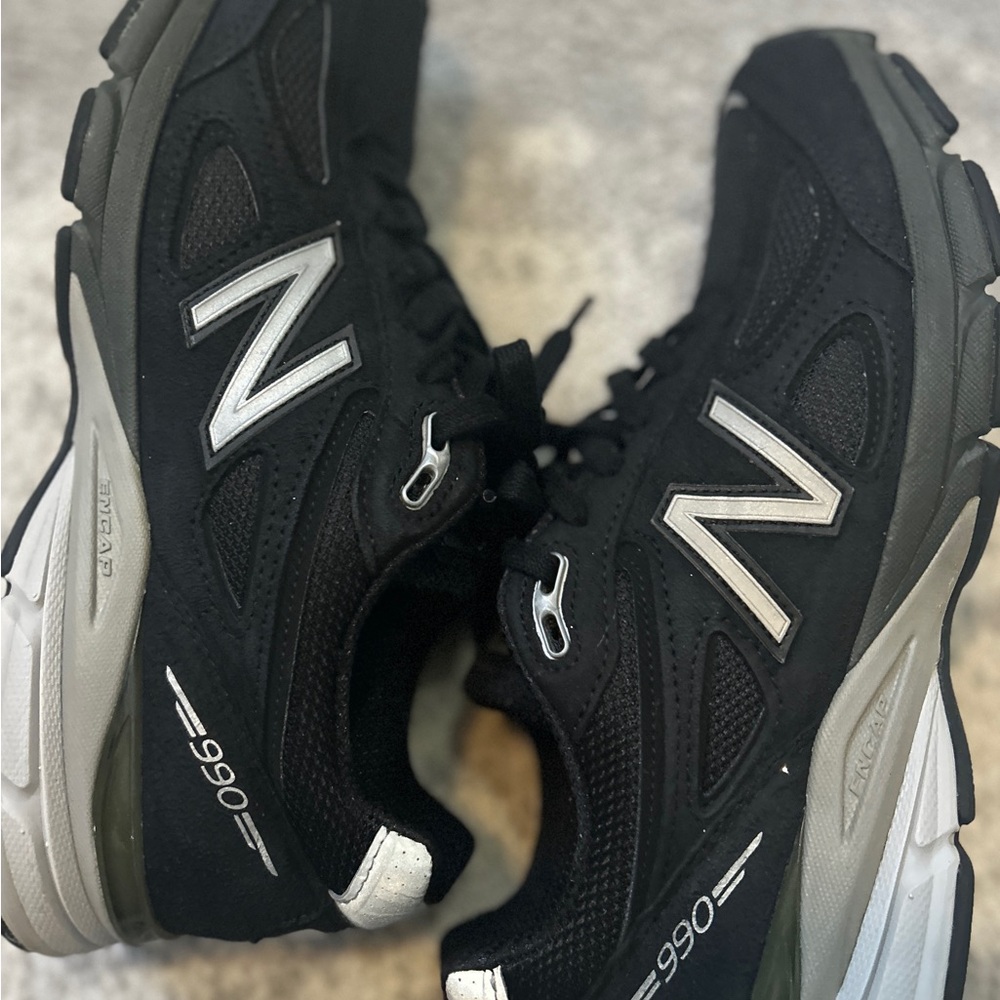 New Balance 990vX - Black/Grey - Size 9 Narrow (2A)